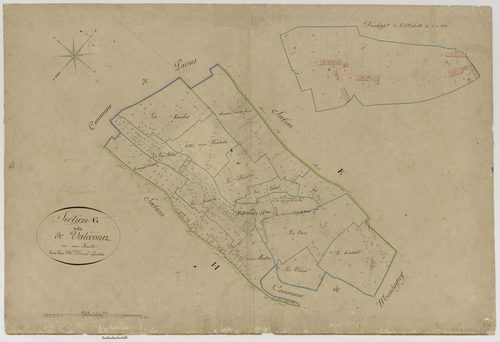 Montjavoult - Cadastre napoléonien, section G