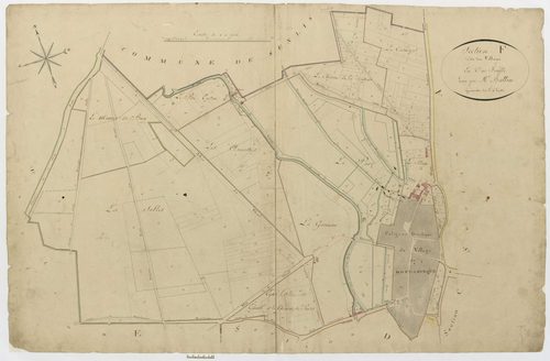 Mont-l'Évêque - Cadastre napoléonien, section F1
