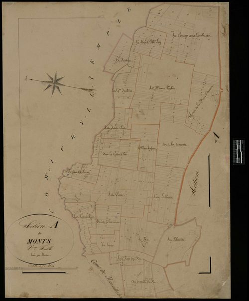 Monts - Cadastre napoléonien, section A2