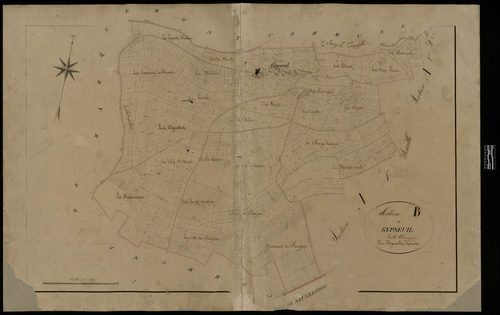 Monts - Cadastre napoléonien, section B
