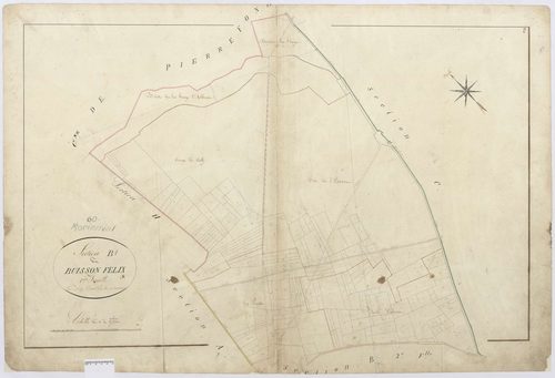 Morienval - Cadastre napoléonien, section B1