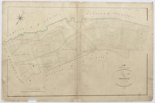 Morienval - Cadastre napoléonien, section D1