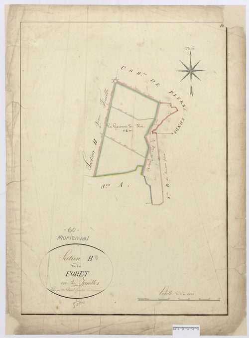 Morienval - Cadastre napoléonien, section H2