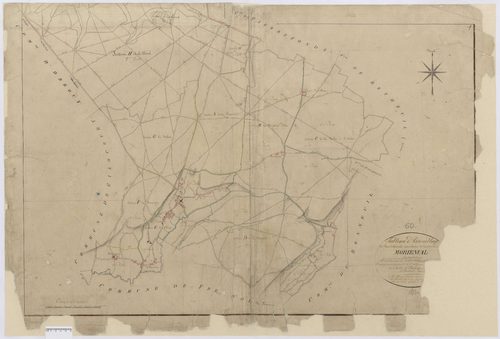 Morienval - Cadastre napoléonien, tableau d'assemblage