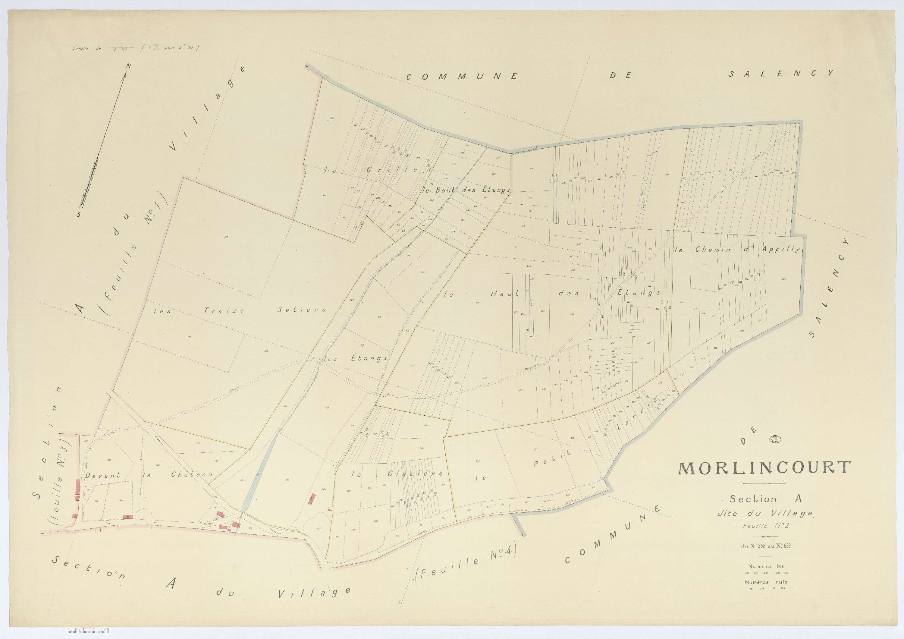 Morlincourt - Cadastre napoléonien (copie), section A2