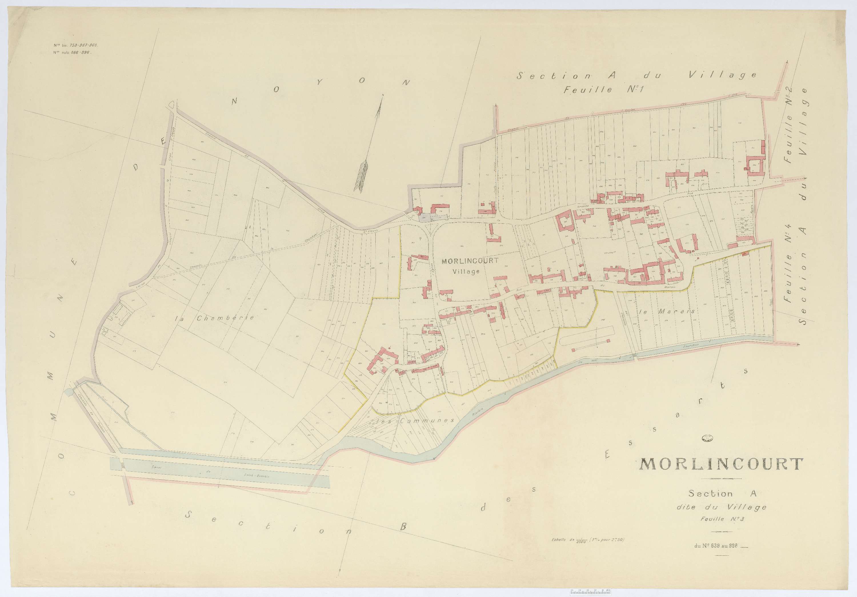 Morlincourt - Cadastre napoléonien (copie), section A3