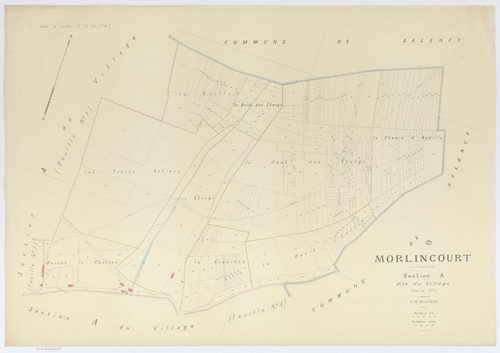 Morlincourt - Cadastre napoléonien (copie), section A2