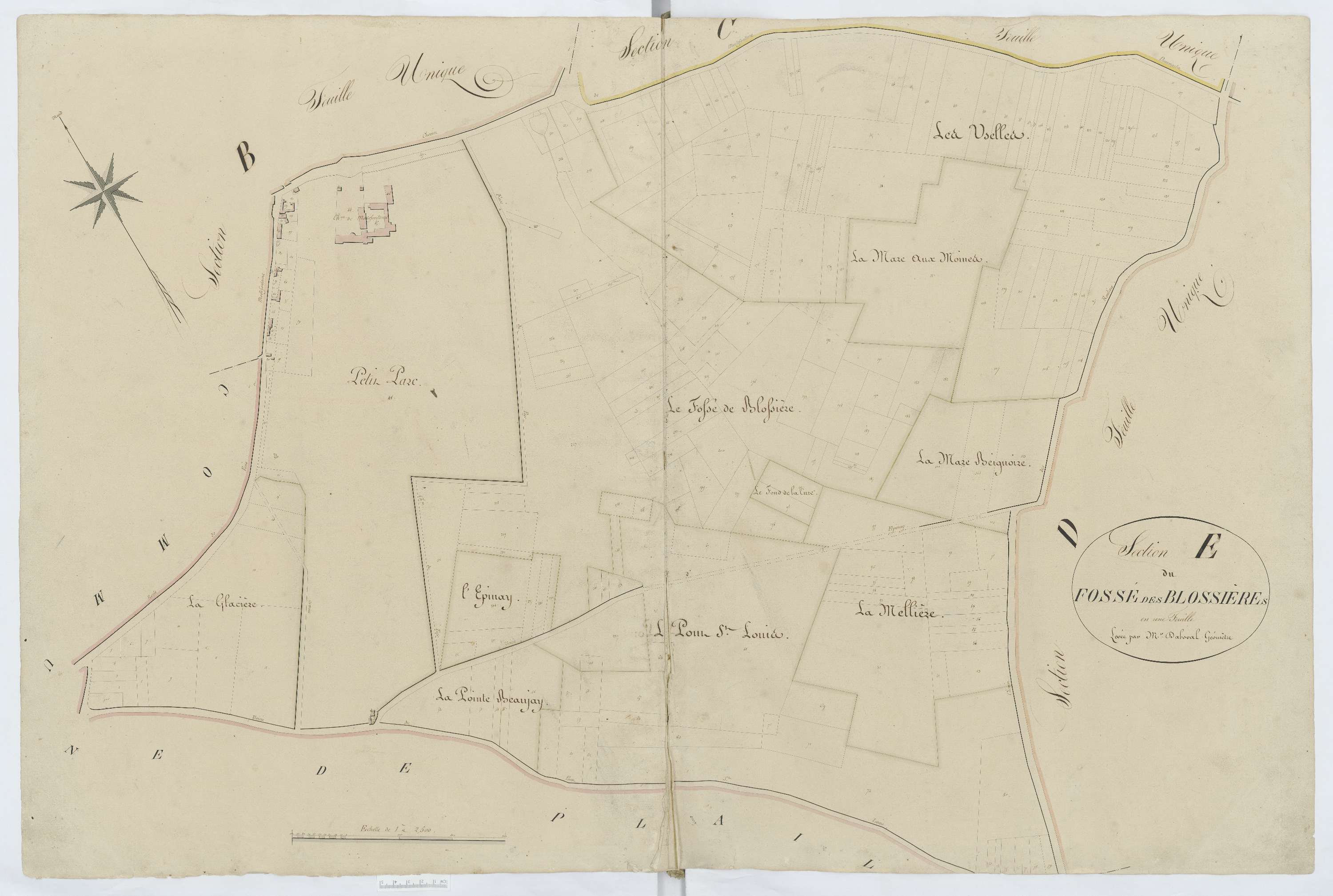 Mortefontaine - Cadastre napoléonien, section E