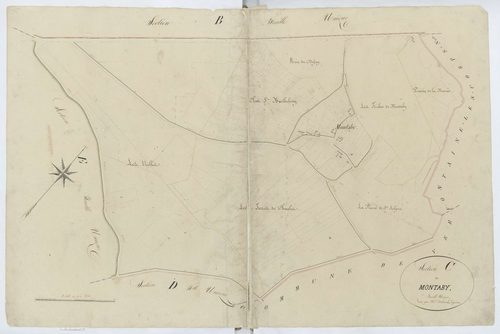 Mortefontaine - Cadastre napoléonien, section C
