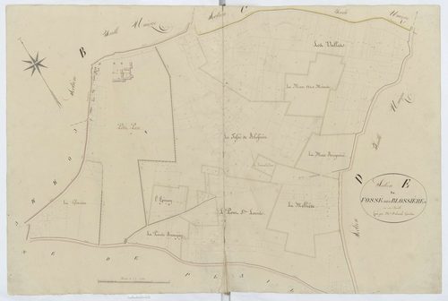Mortefontaine - Cadastre napoléonien, section E