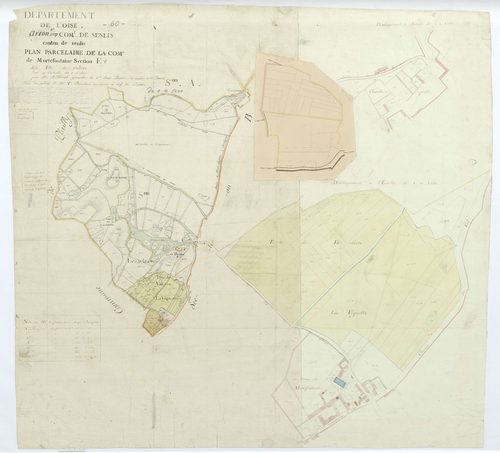 Mortefontaine - Cadastre napoléonien, section F, feuille unique