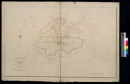 Mortemer - Cadastre napoléonien, section tableau d'assemblage