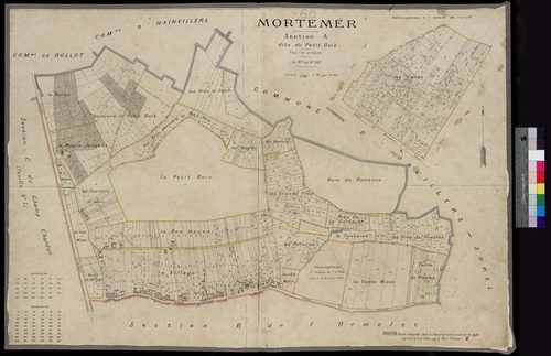 Mortemer - Cadastre napoléonien, section A