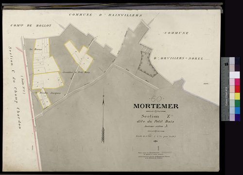 Mortemer - Cadastre napoléonien, section Z