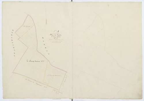 Mouchy-le-Châtel - Cadastre napoléonien, section A1