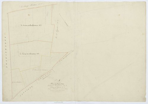 Mouchy-le-Châtel - Cadastre napoléonien, sections A2 et A3