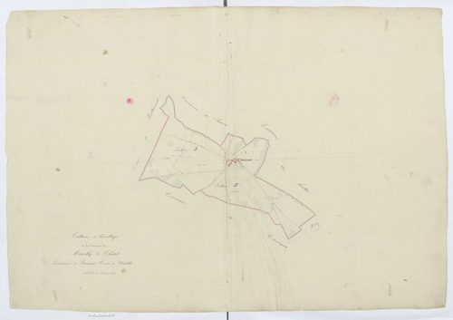 Mouchy-le-Châtel - Cadastre napoléonien, tableau d'assemblage