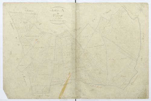 Moyvillers - Cadastre napoléonien, section A1