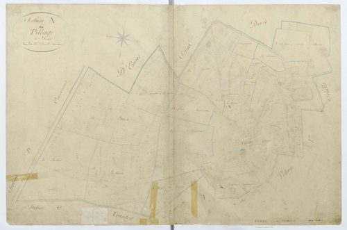 Moyvillers - Cadastre napoléonien, section A2