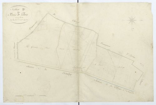 Moyvillers - Cadastre napoléonien, section D