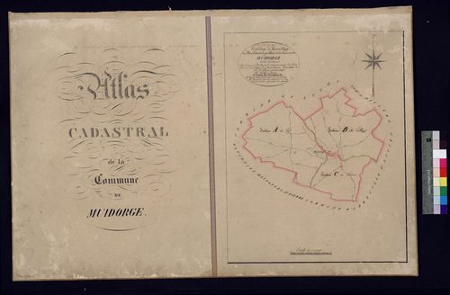 Muidorge - Cadastre napoléonien, tableau d'assemblage