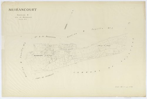 Muirancourt - Cadastre napoléonien (copie), section B2