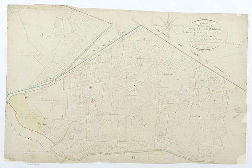 Nanteuil-le-Haudouin - Cadastre napoléonien, section C, feuille unique