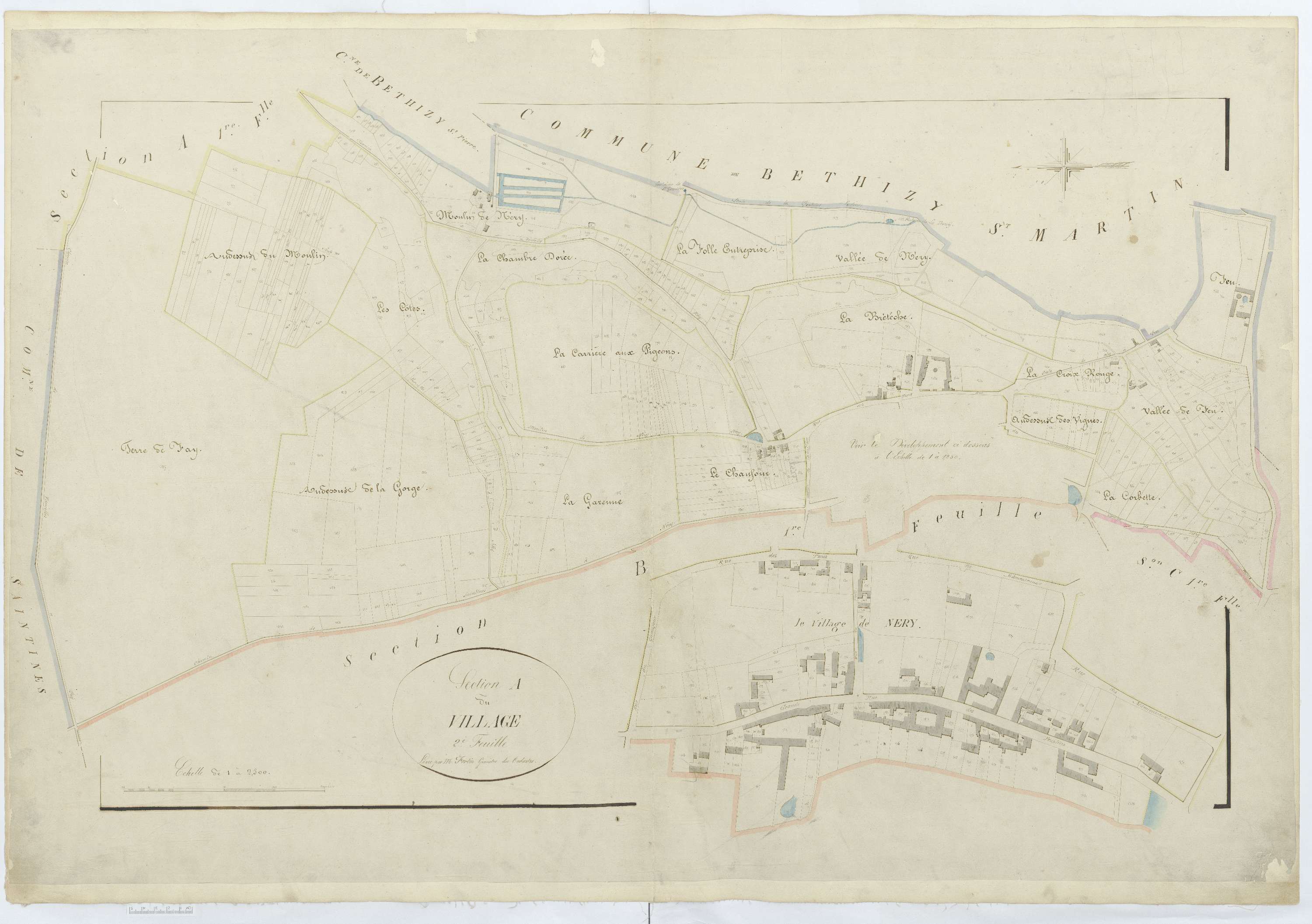 Néry - Cadastre napoléonien, section A2