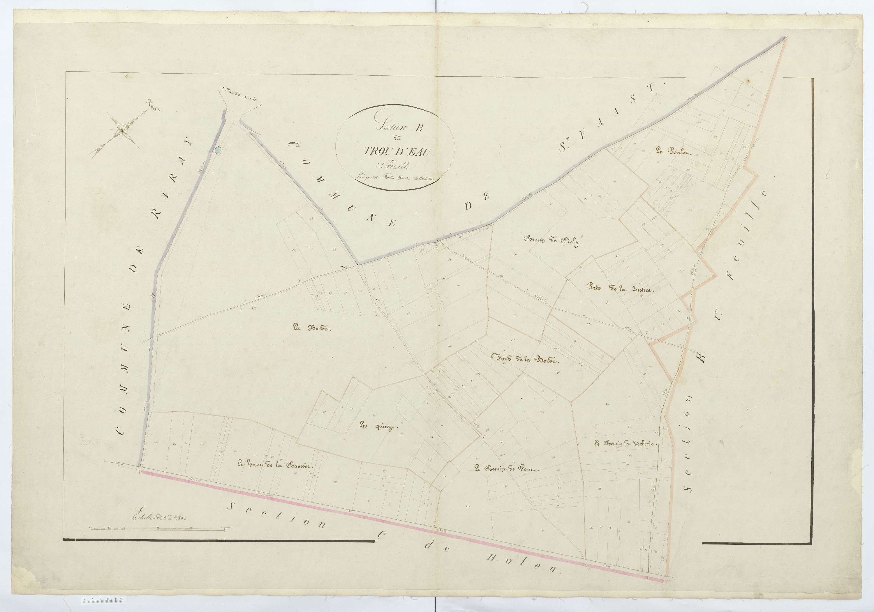 Néry - Cadastre napoléonien, section B2