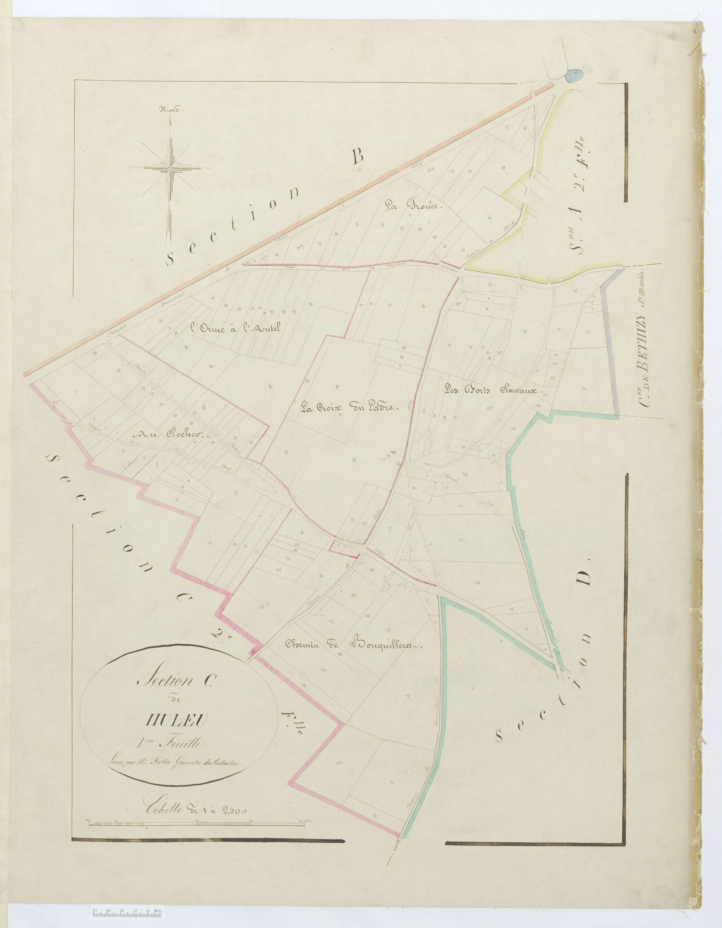 Néry - Cadastre napoléonien, section C1