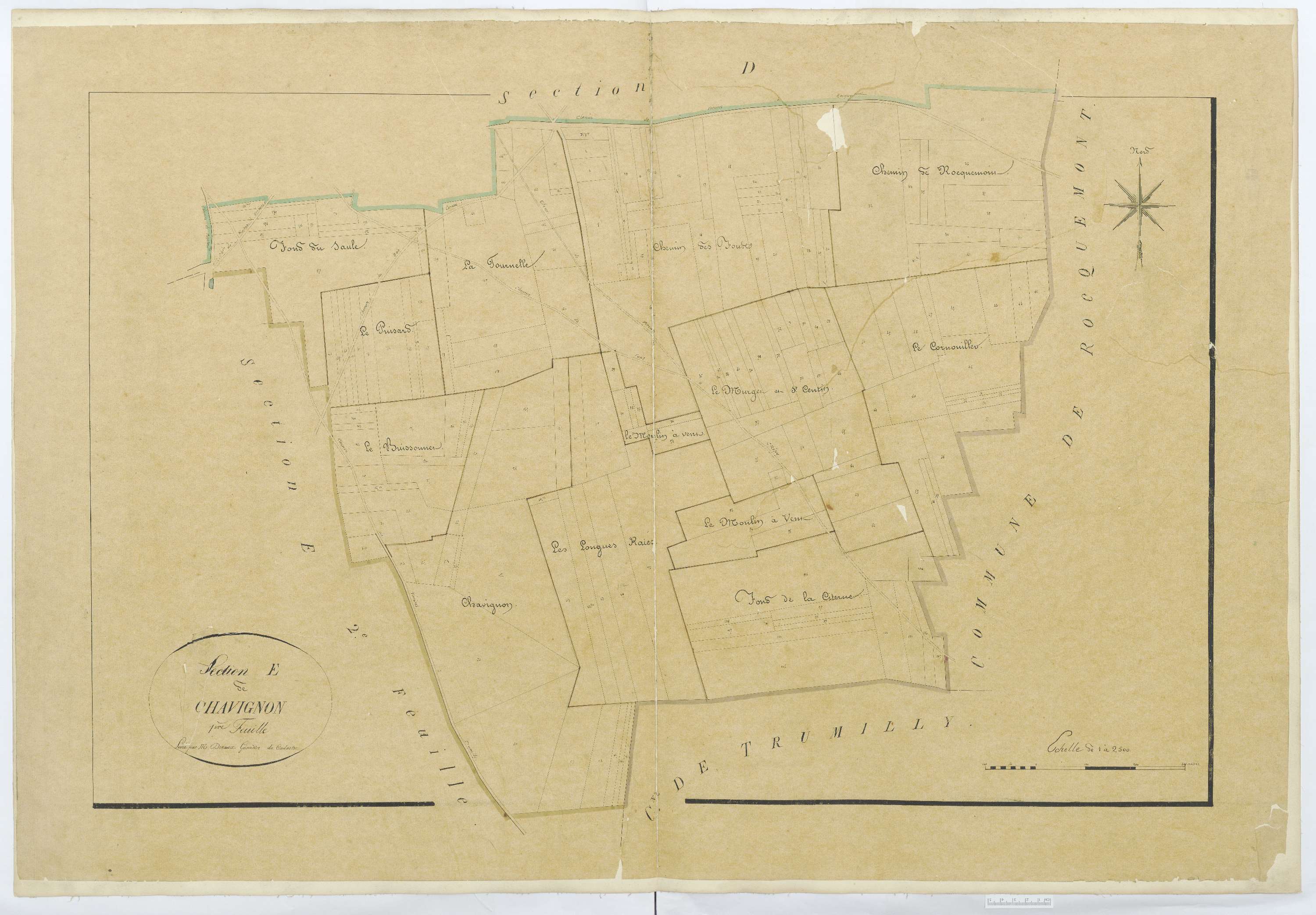 Néry - Cadastre napoléonien, section E1