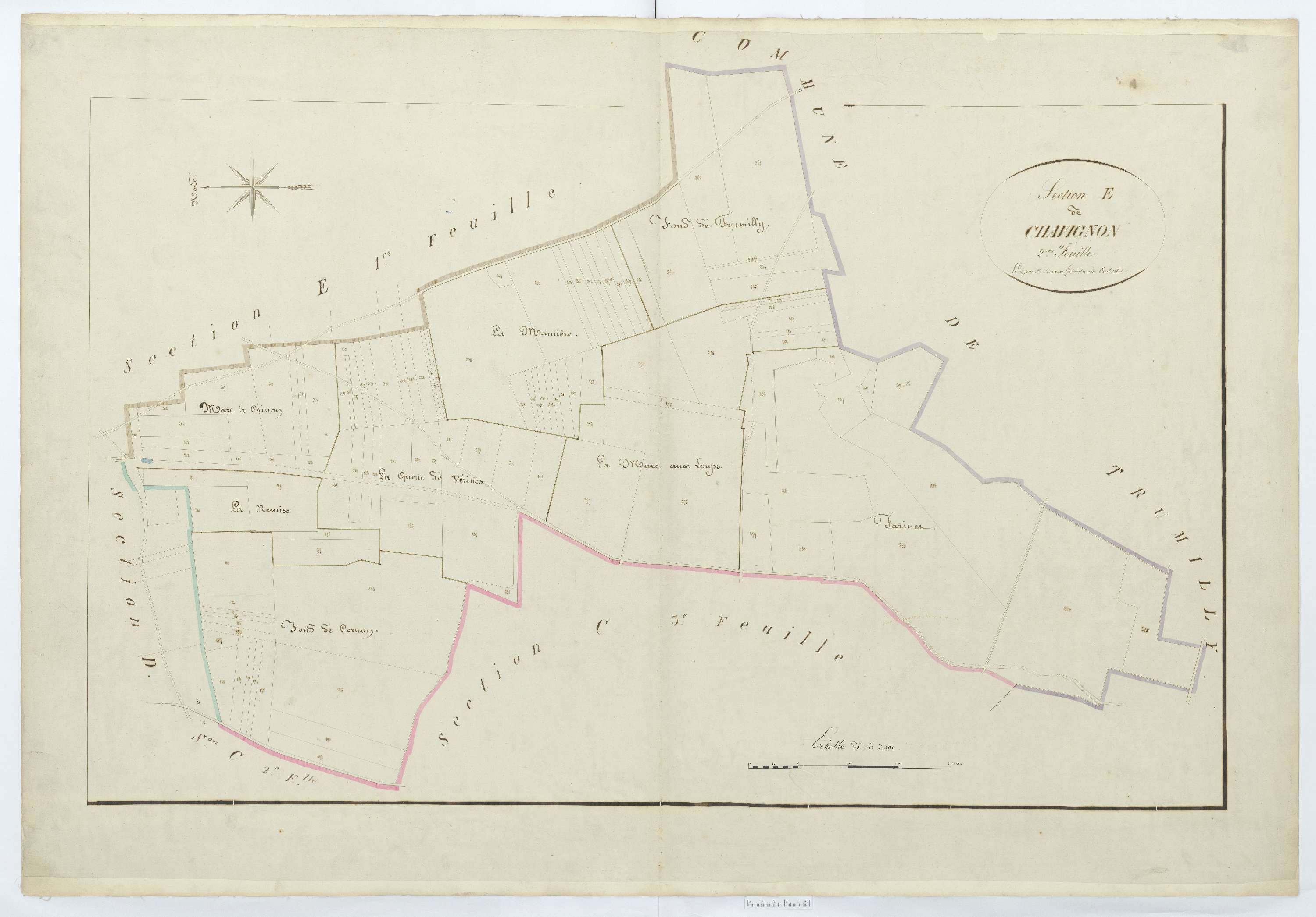 Néry - Cadastre napoléonien, section E2