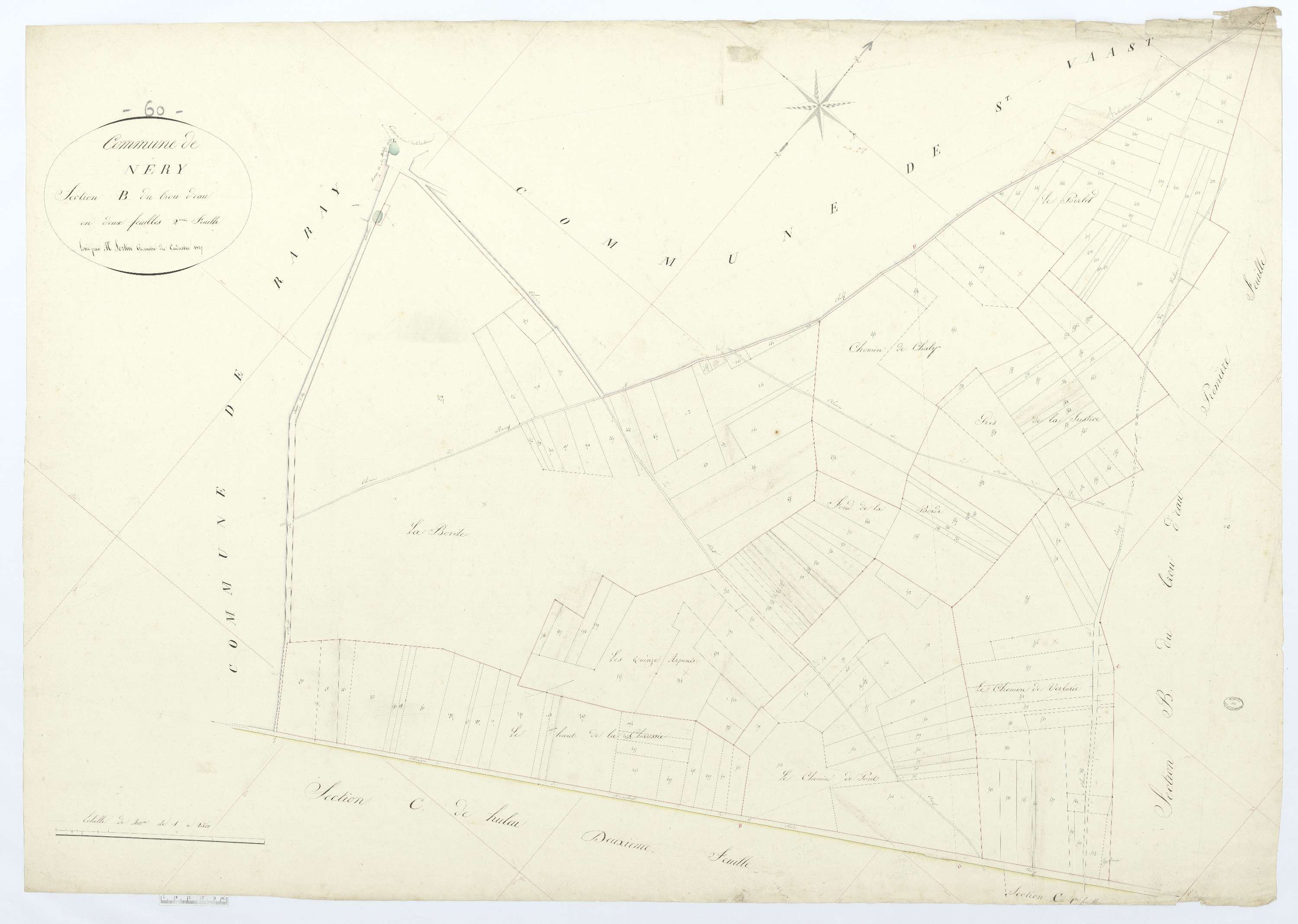 Néry - Cadastre napoléonien, section B2