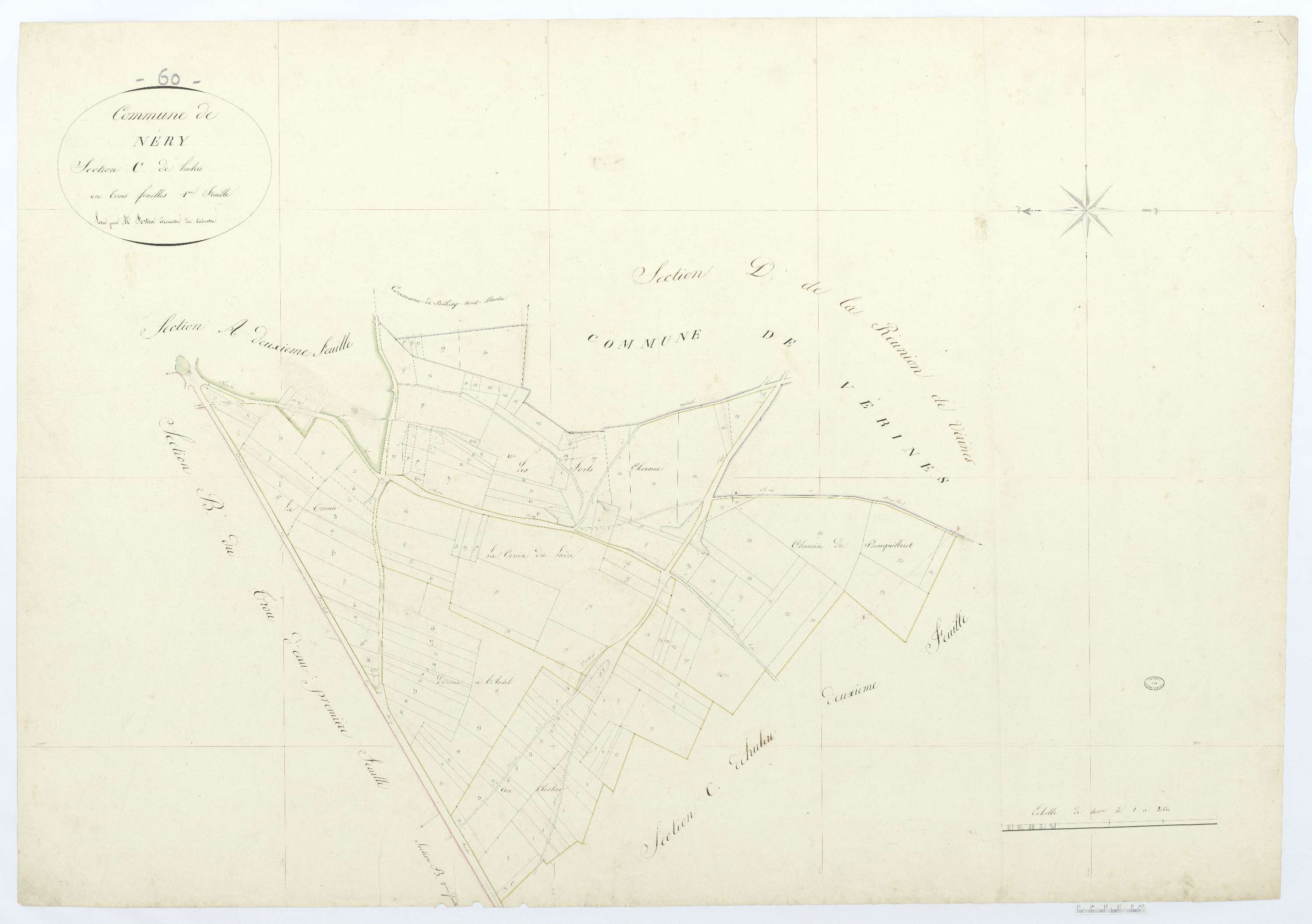 Néry - Cadastre napoléonien, section C1