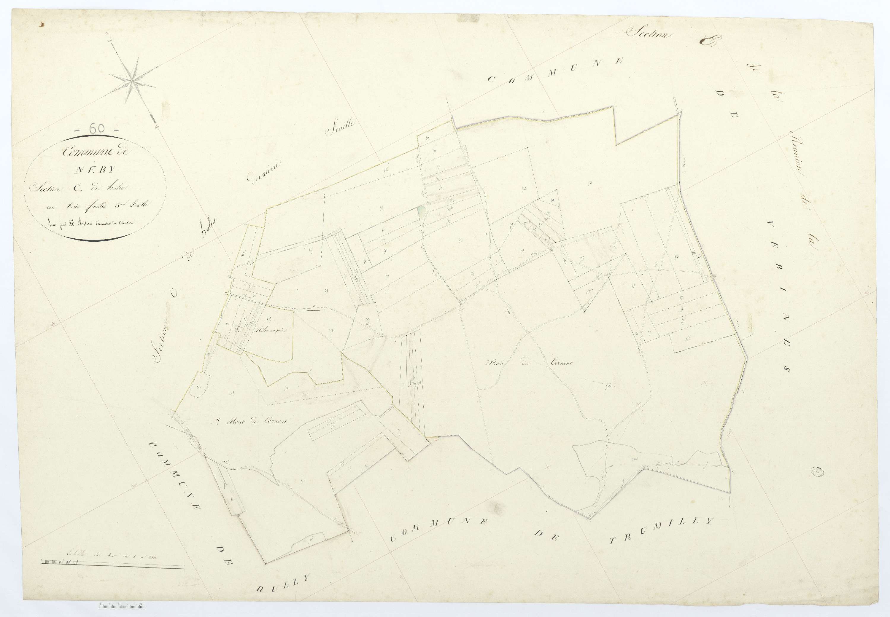 Néry - Cadastre napoléonien, section C3