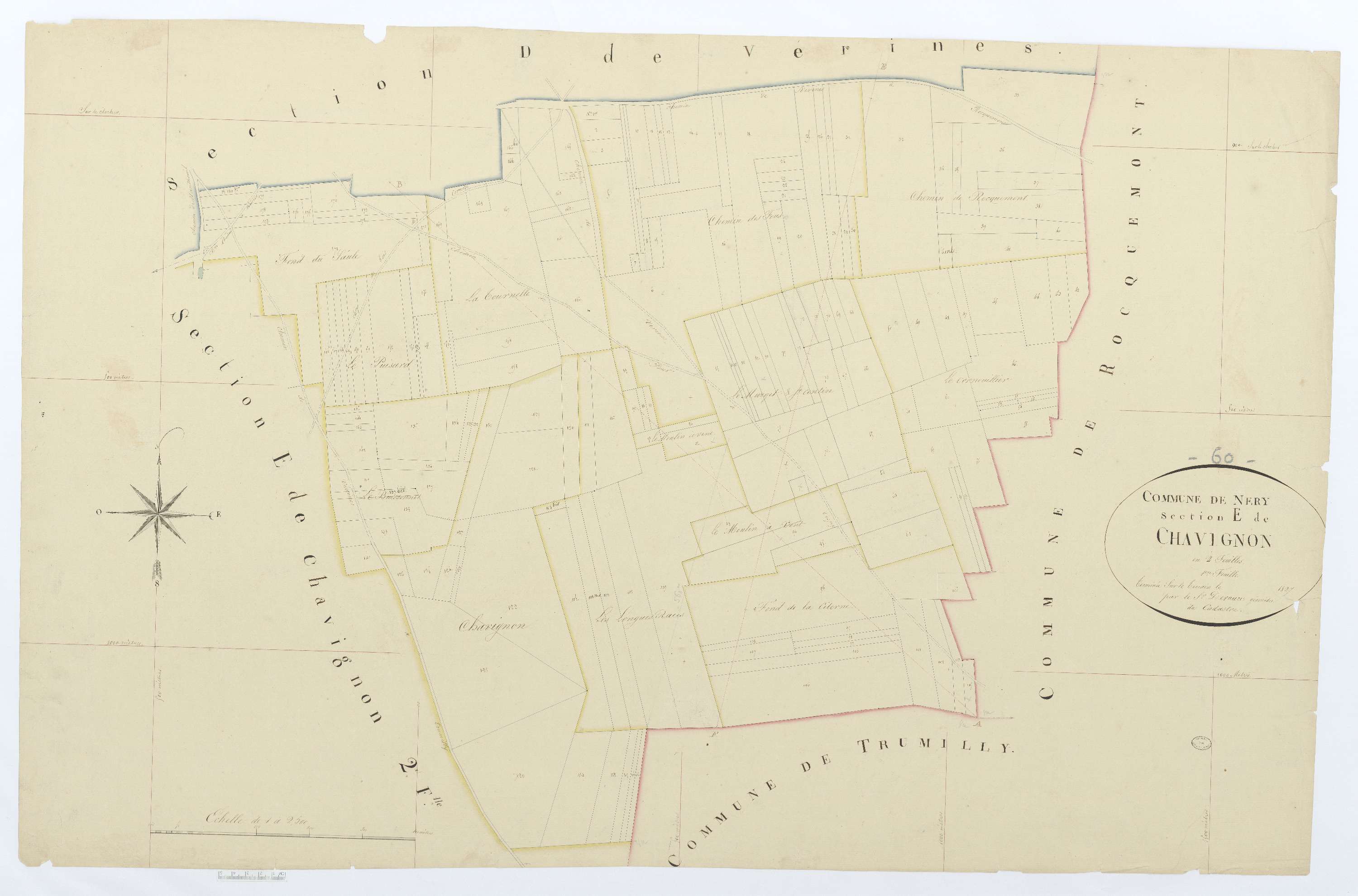 Néry - Cadastre napoléonien, section E1