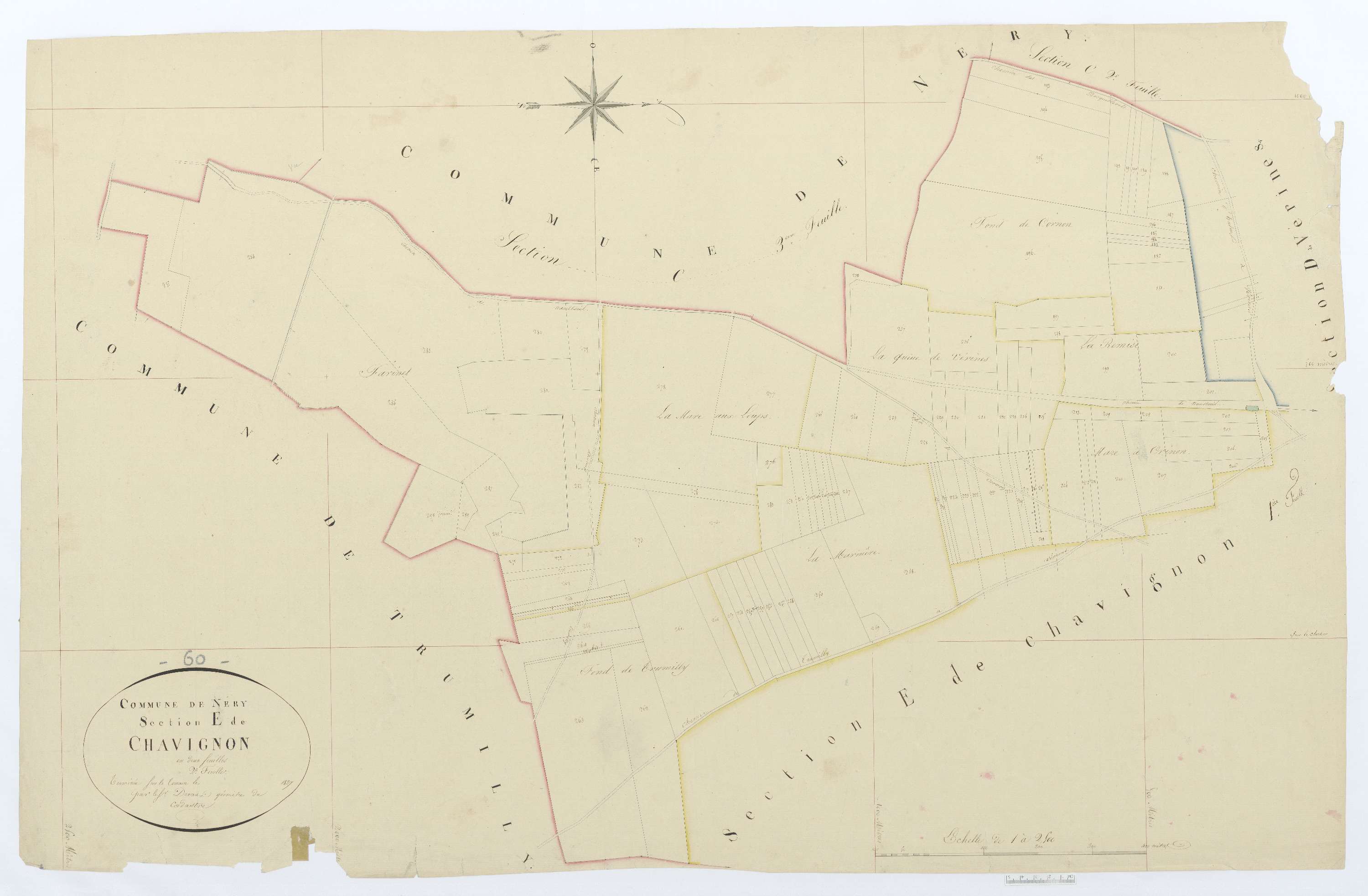 Néry - Cadastre napoléonien, section E2