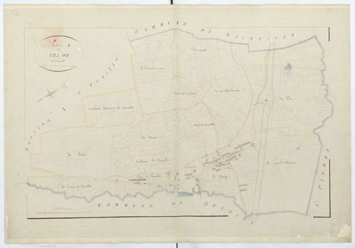 Néry - Cadastre napoléonien, section A1