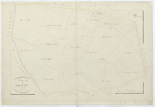 Néry - Cadastre napoléonien, section B1