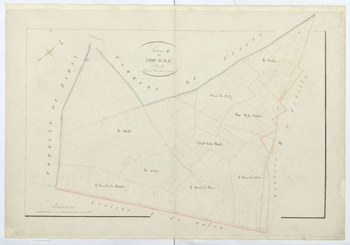 Néry - Cadastre napoléonien, section B2