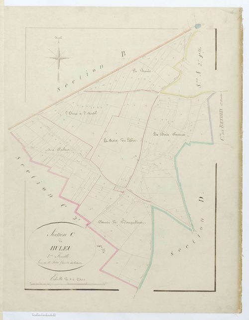 Néry - Cadastre napoléonien, section C1