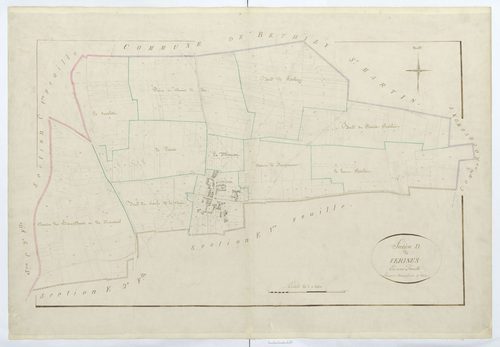 Néry - Cadastre napoléonien, section D