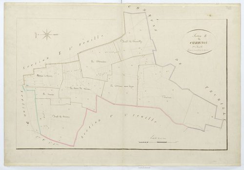 Néry - Cadastre napoléonien, section E2