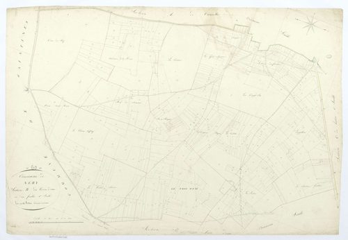 Néry - Cadastre napoléonien, section B1