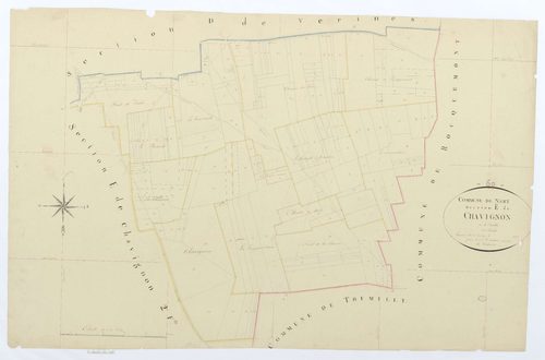 Néry - Cadastre napoléonien, section E1