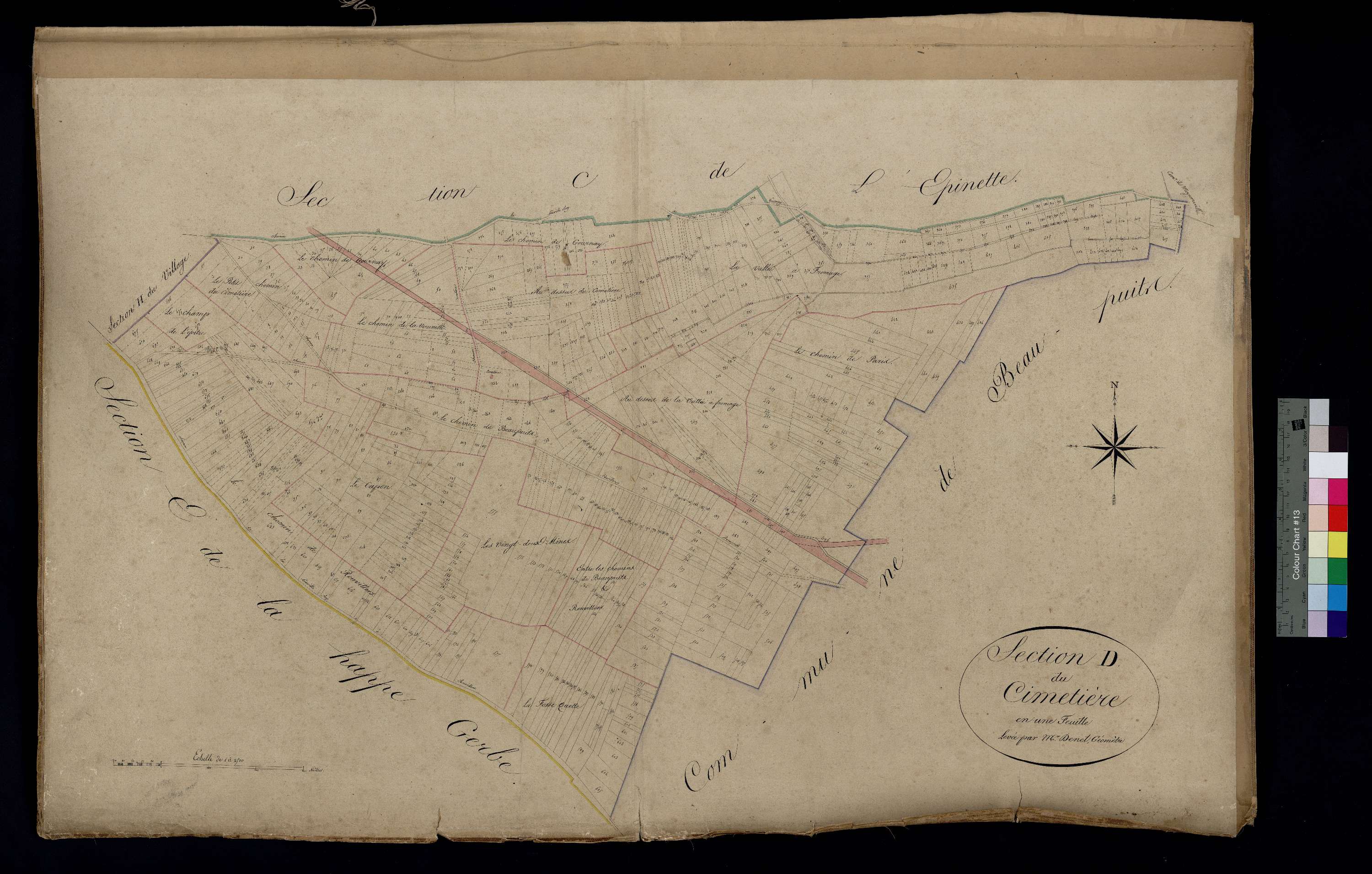 La Neuville-Roy - Cadastre napoléonien, section D