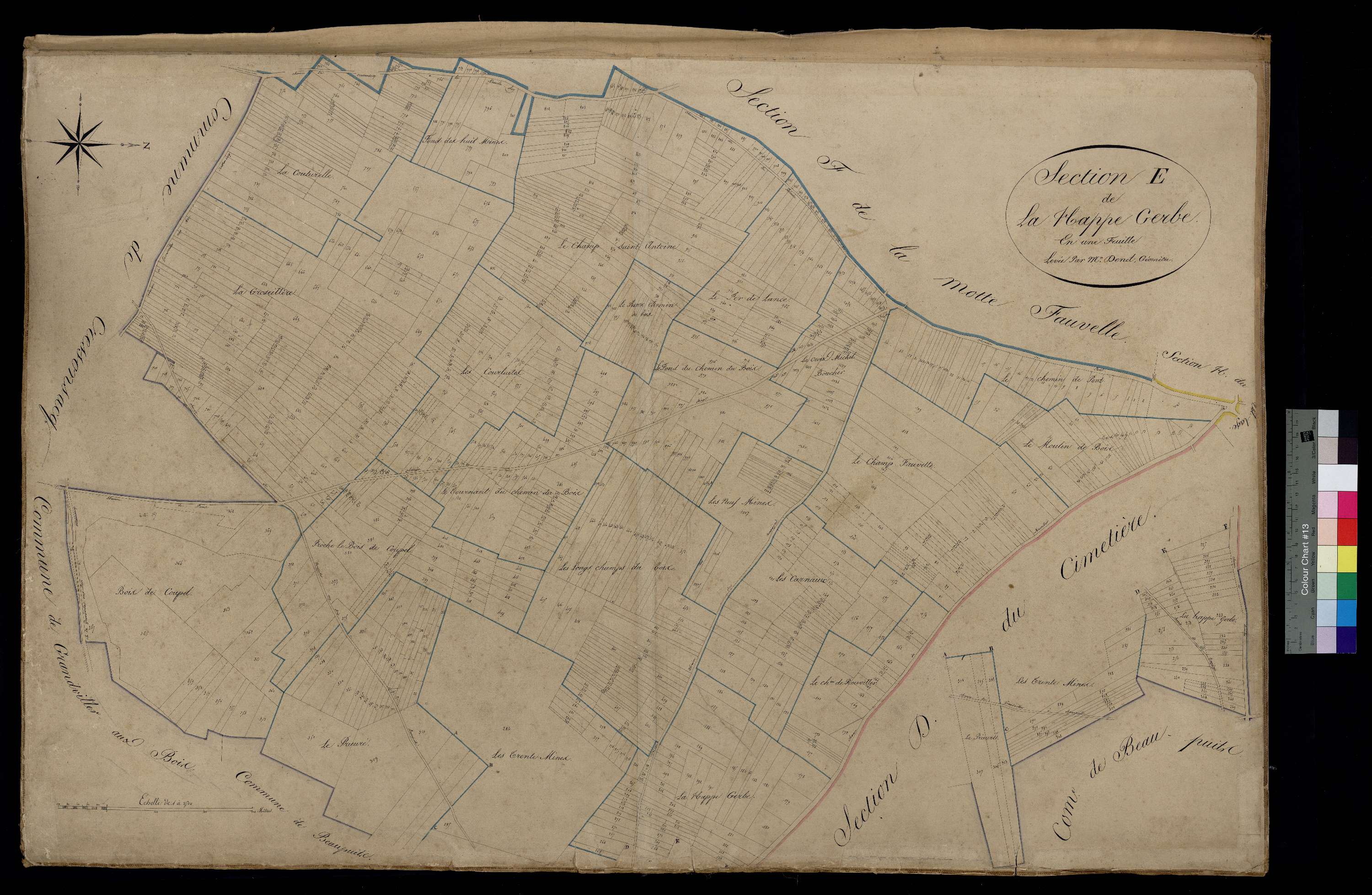 La Neuville-Roy - Cadastre napoléonien, section E
