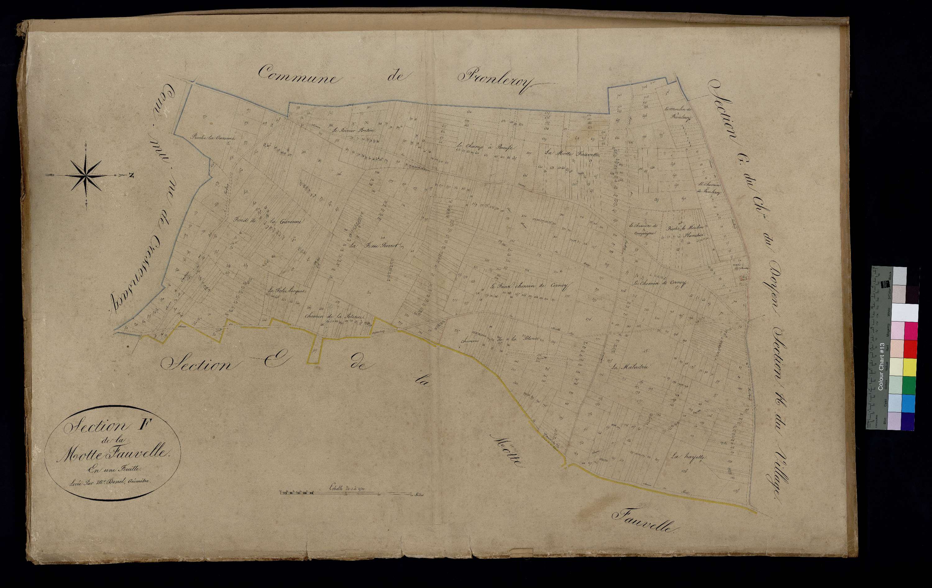 La Neuville-Roy - Cadastre napoléonien, section F