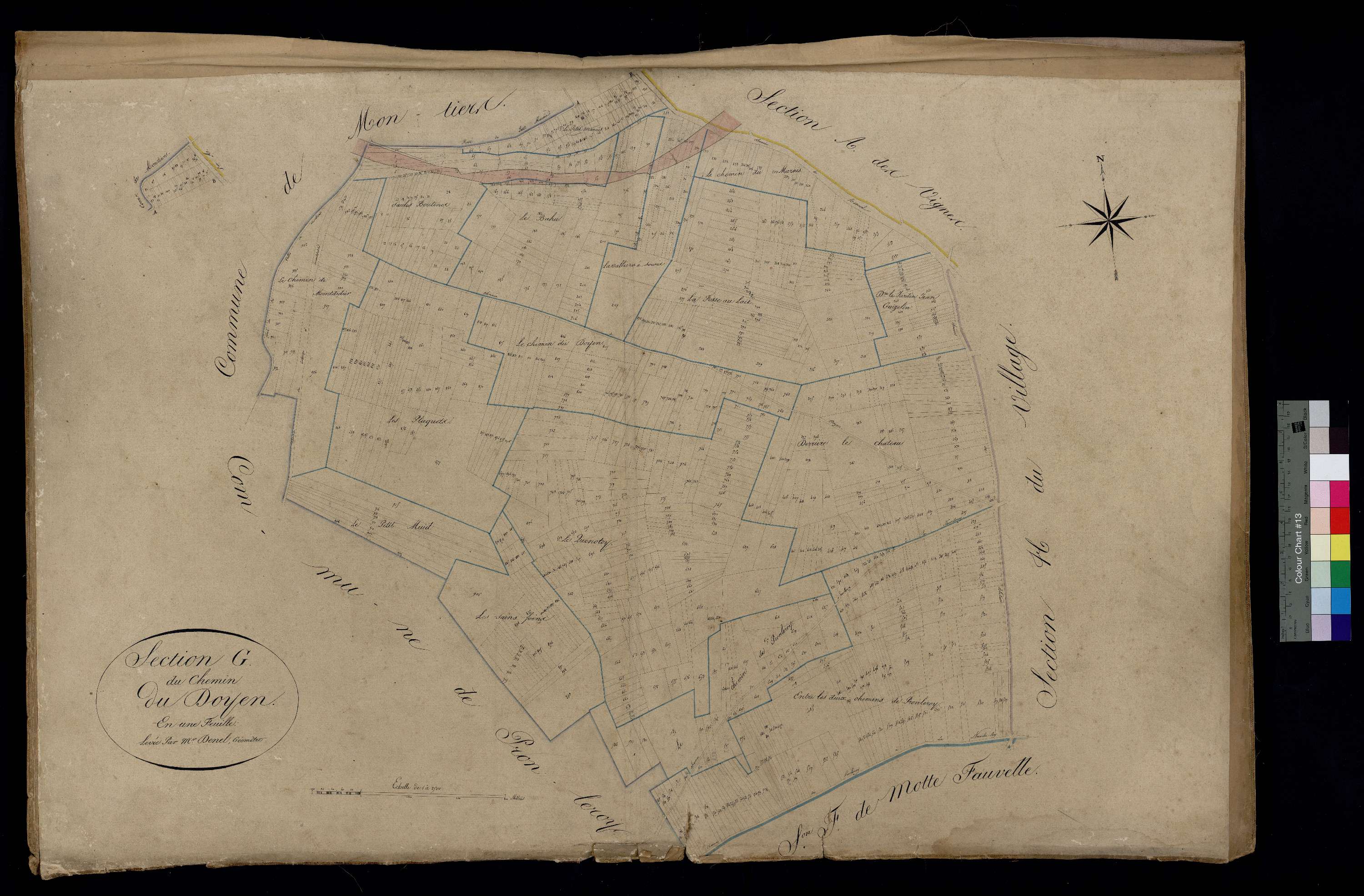 La Neuville-Roy - Cadastre napoléonien, section G