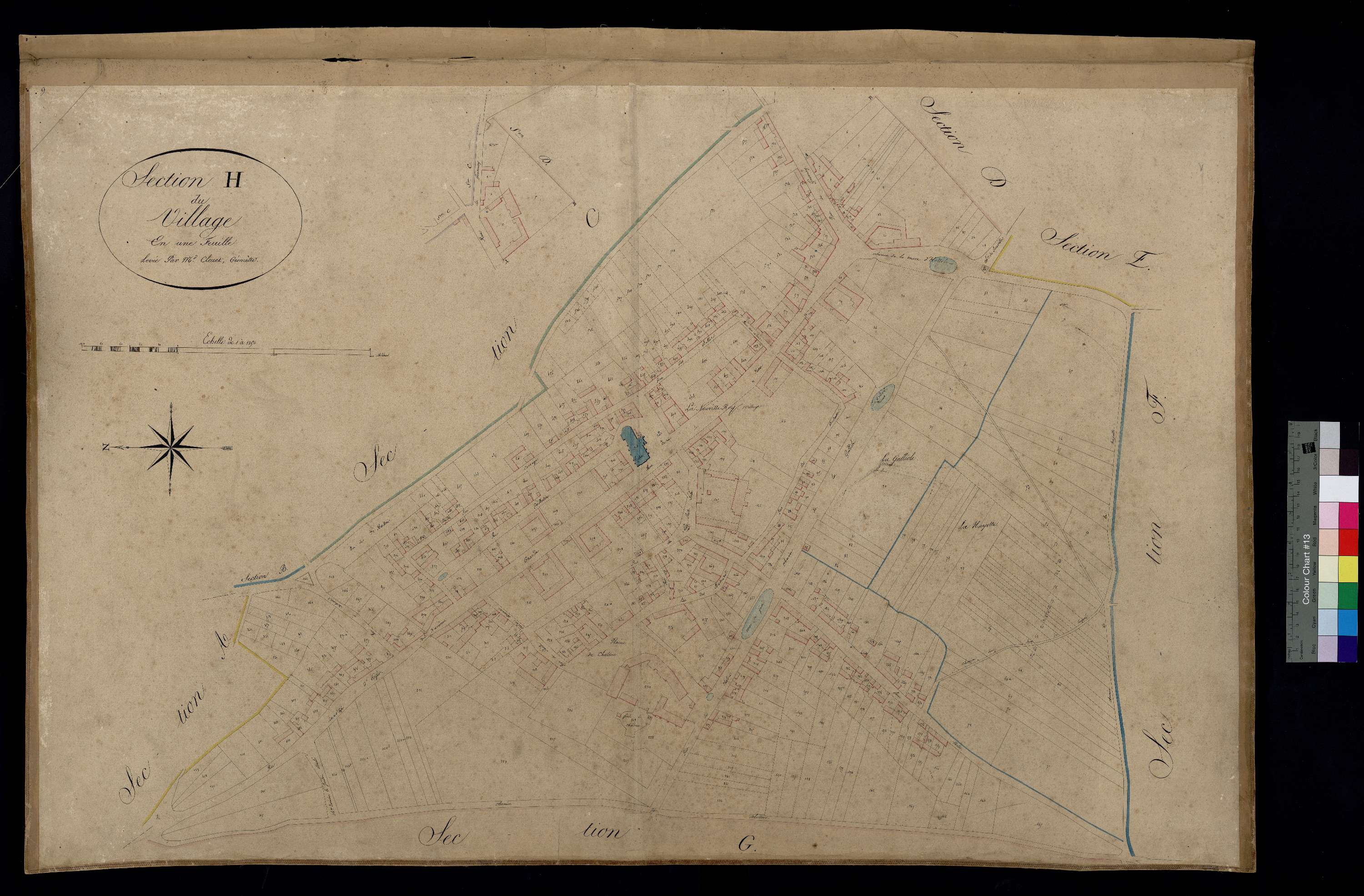 La Neuville-Roy - Cadastre napoléonien, section H